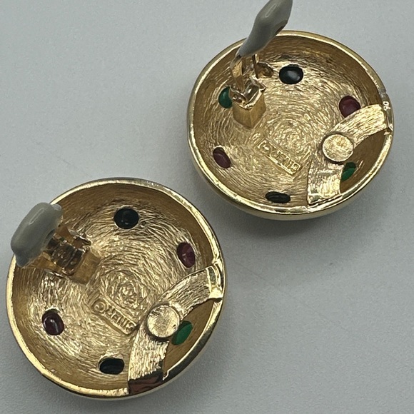 Vintage Ciner earrings clip on #121 - Picture 2 of 8